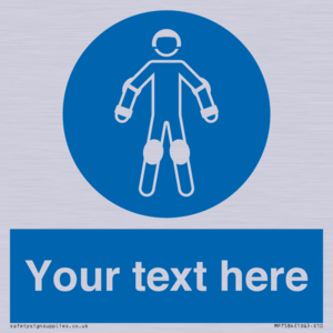 Custom protective roller sport equipment must be worn